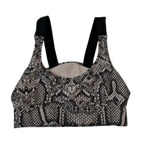 Varley Edris Sports Bra Snake Print Size X-Small Activewear Sports Athletic Gym